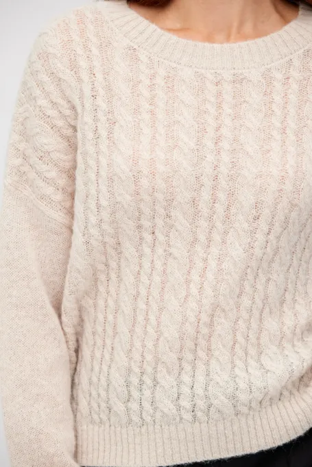 Svetr z merino vlny a mohairu