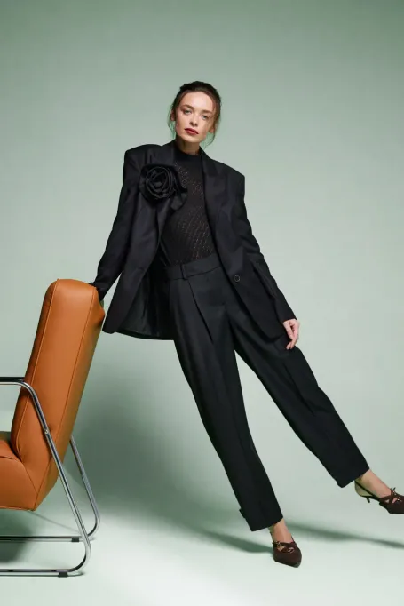 Půlgolf z merino vlny - Patrizia Aryton