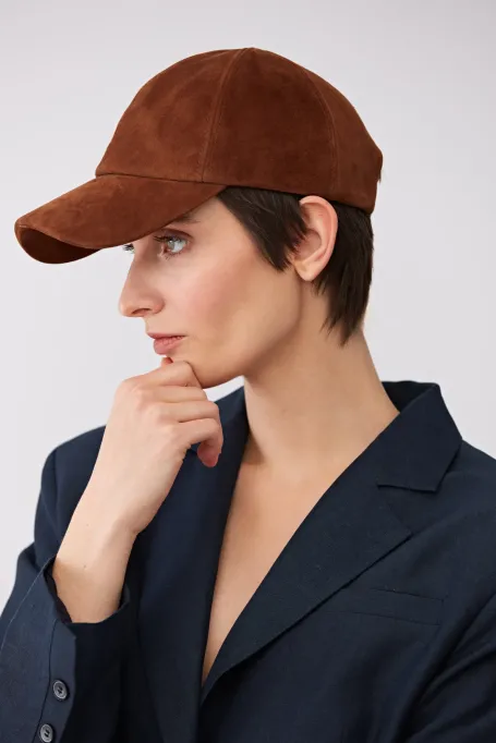 Semišová kšiltovka - Patrizia Aryton