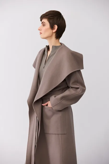 Doubleface kabát s hedvábím