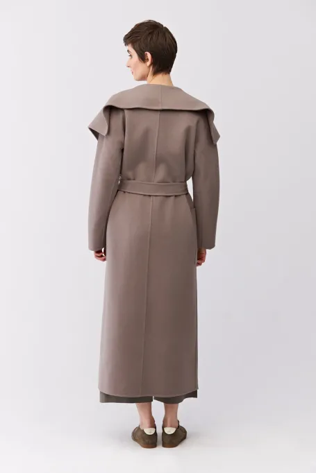 Doubleface kabát s hedvábím