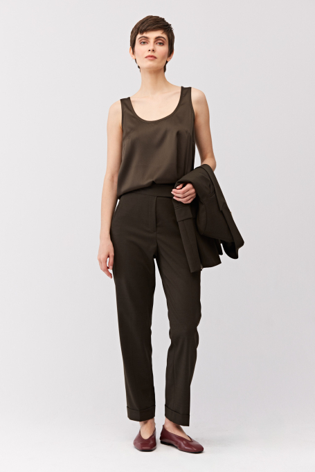 Vlněné kalhoty k obleku