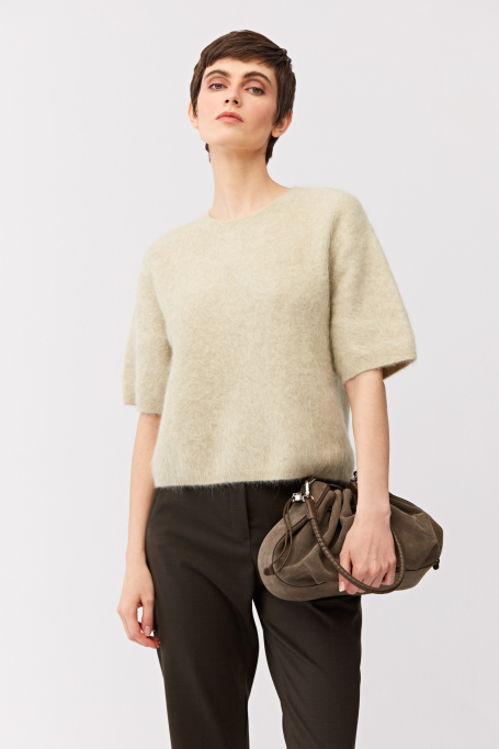 Svetr s alpakovou vlnou