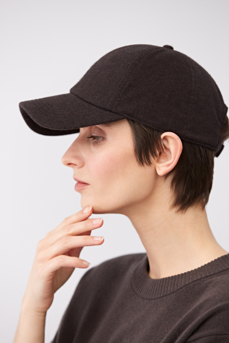 Kšiltovka s příměsí kašmíru