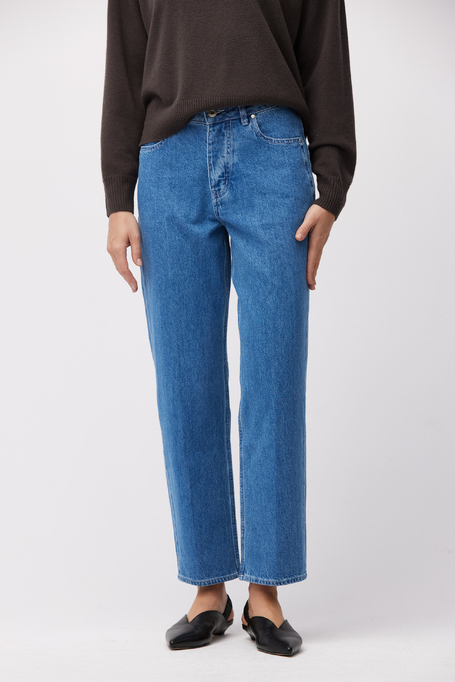 Džíny s vysokým pasem