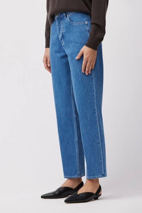 Džíny s vysokým pasem