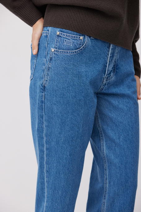 Džíny s vysokým pasem