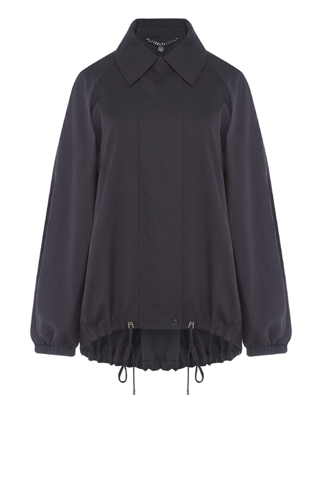 Černá bomber bunda s hedvábím