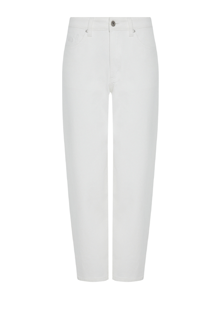 Bílé barrel džíny - Patrizia Aryton Bílé barrel džíny - Patrizia Aryton