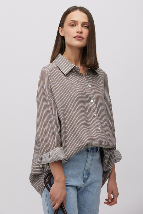 Košile ze směsi lnu a lyocellu 