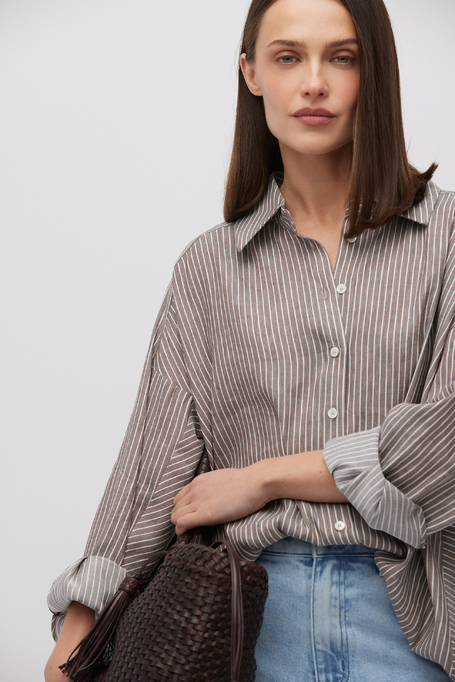 Košile ze směsi lnu a lyocellu 