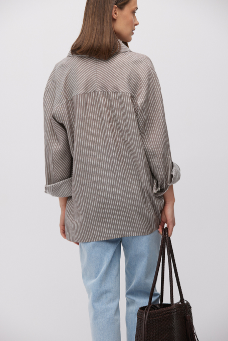 Košile ze směsi lnu a lyocellu 