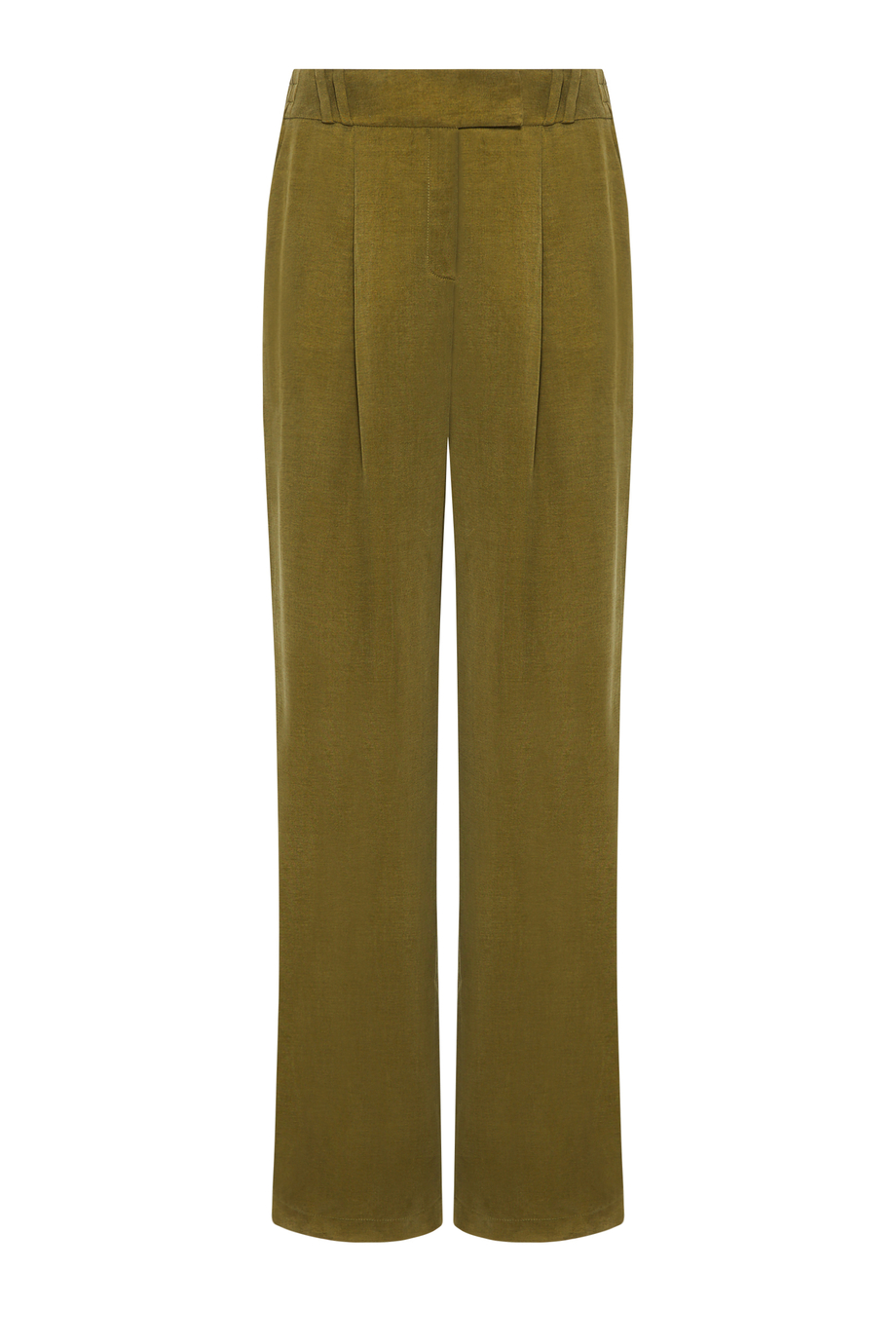 Zelené kalhoty do kostýmu ze směsi lnu a lyocellu - Patrizia Aryton Zelené kalhoty do kostýmu ze směsi lnu a lyocellu - Patrizia Aryton