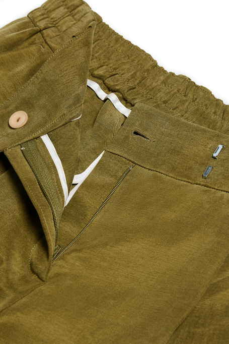 Zelené kalhoty do kostýmu ze směsi lnu a lyocellu - Patrizia Aryton Zelené kalhoty do kostýmu ze směsi lnu a lyocellu - Patrizia Aryton