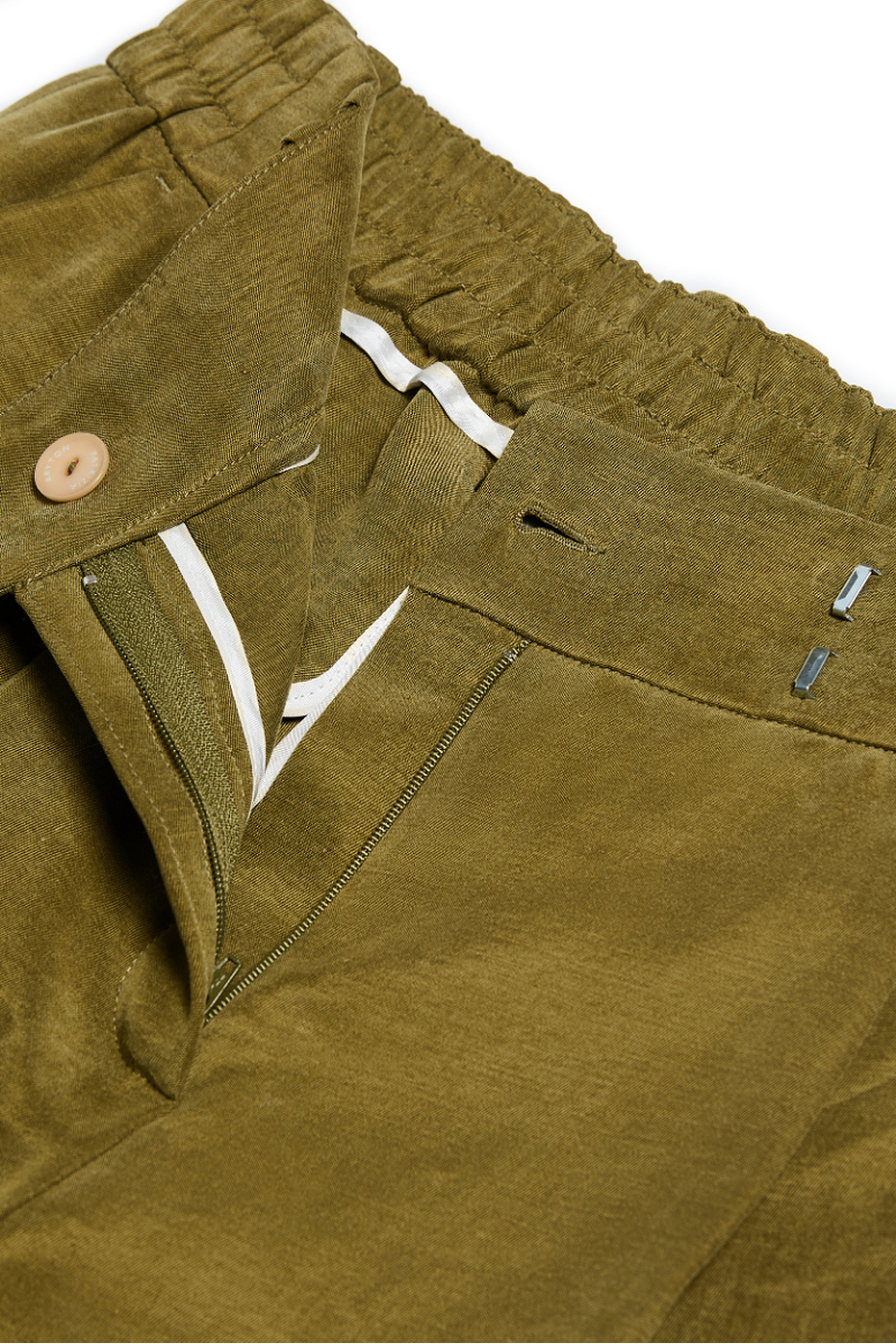 Zelené kalhoty do kostýmu ze směsi lnu a lyocellu - Patrizia Aryton Zelené kalhoty do kostýmu ze směsi lnu a lyocellu - Patrizia Aryton