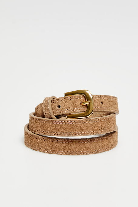 Pásek ze semišové kůže - Patrizia Aryton