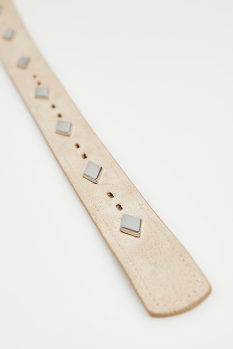 Kožený pásek s cvoky - Patrizia Aryton