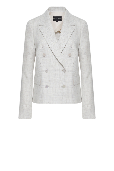 Béžové lněné sako do kostýmu Béžové lněné sako do kostýmu