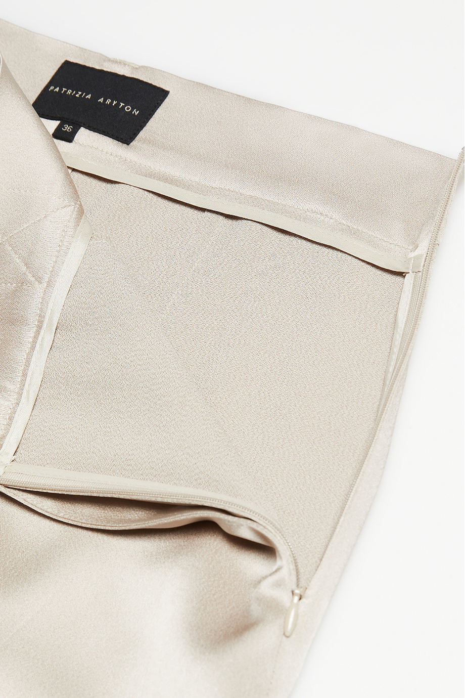 Béžové kalhoty se širokou nohavicí - Patrizia Aryton Béžové kalhoty se širokou nohavicí - Patrizia Aryton
