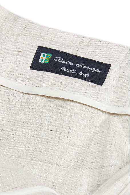 Béžové široké kalhoty do kostýmu