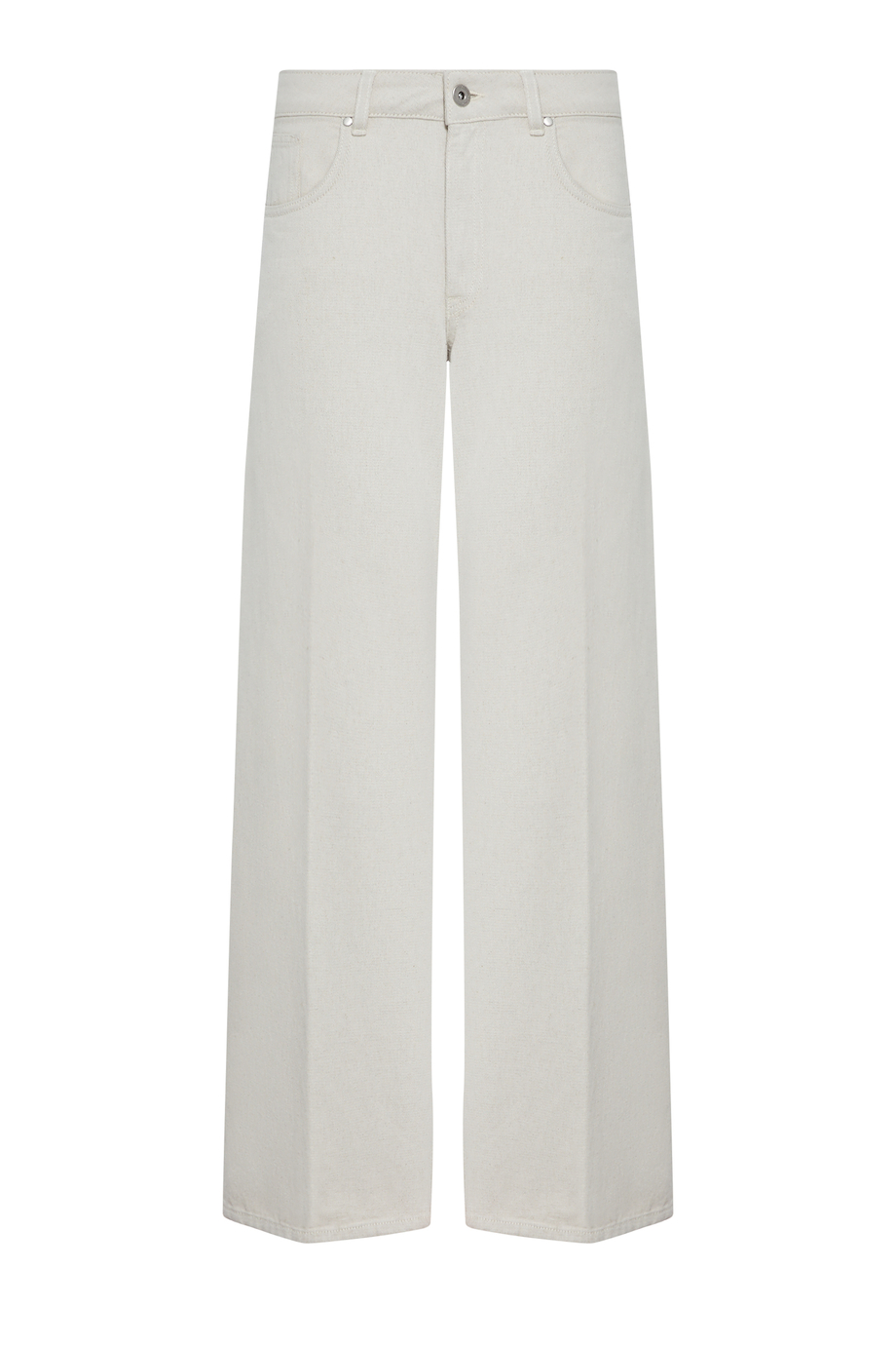 Béžové džíny se širokou nohavicí - Patrizia Aryton Béžové džíny se širokou nohavicí - Patrizia Aryton