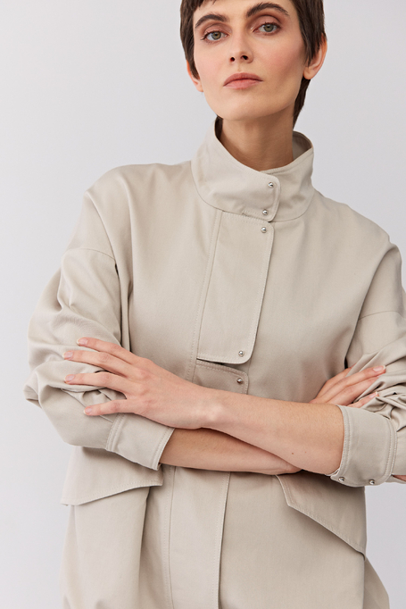 Bunda se stojáčkem - Patrizia Aryton