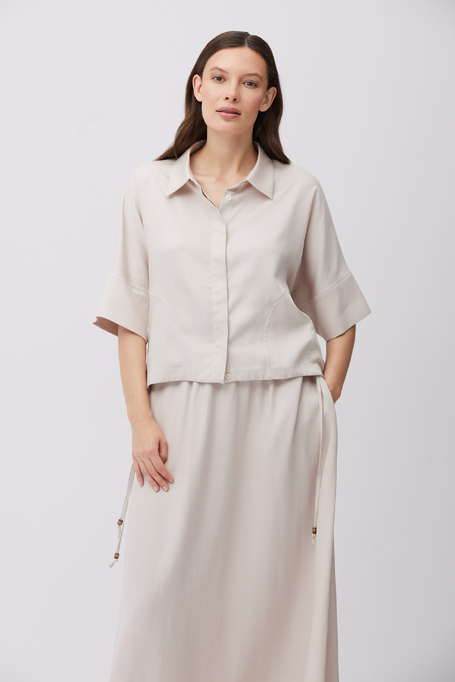 Bomber halenka ze směsi lnu a lyocellu - Patrizia Aryton