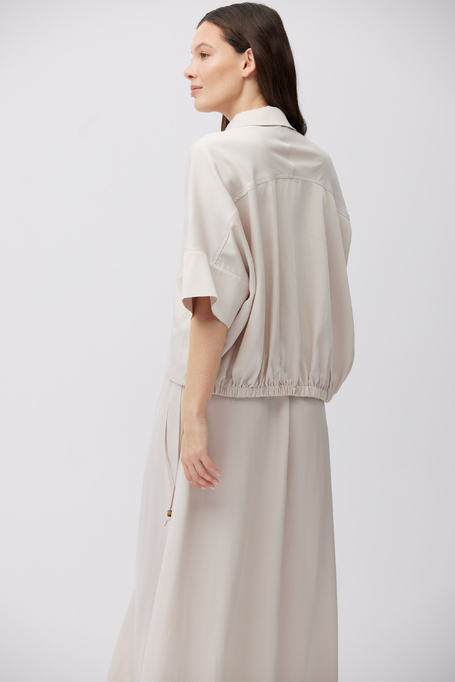 Bomber halenka ze směsi lnu a lyocellu - Patrizia Aryton