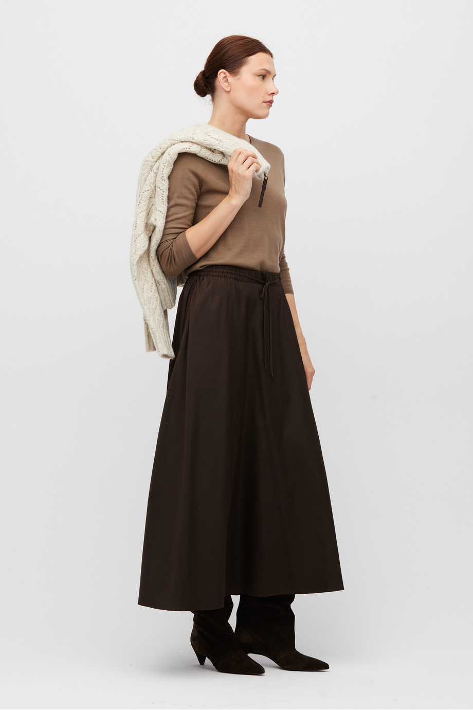 Velbloudí halenka z merino vlny Velbloudí halenka z merino vlny