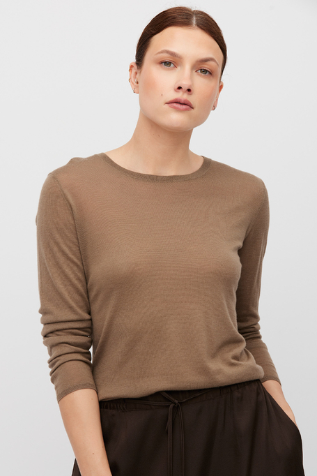 Velbloudí halenka z merino vlny