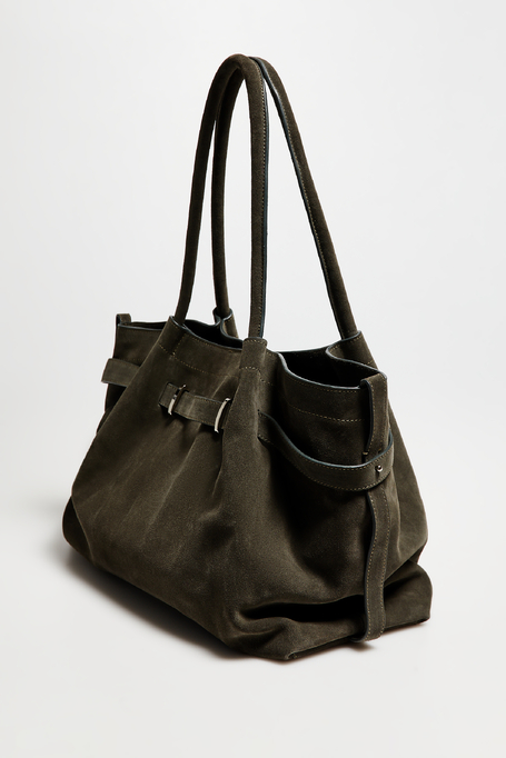 Velká shopper taška ze semišové kůže - Patrizia Aryton