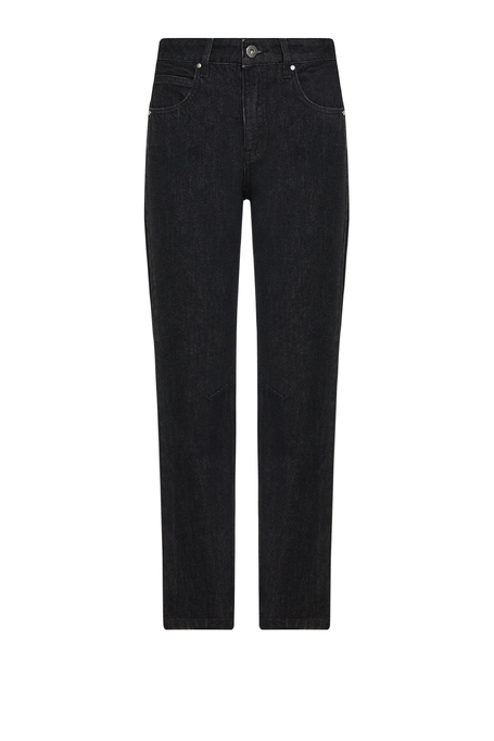 Tmavì edé mom jeans
