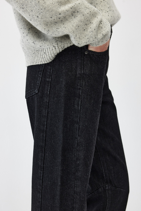 Tmavì edé mom jeans