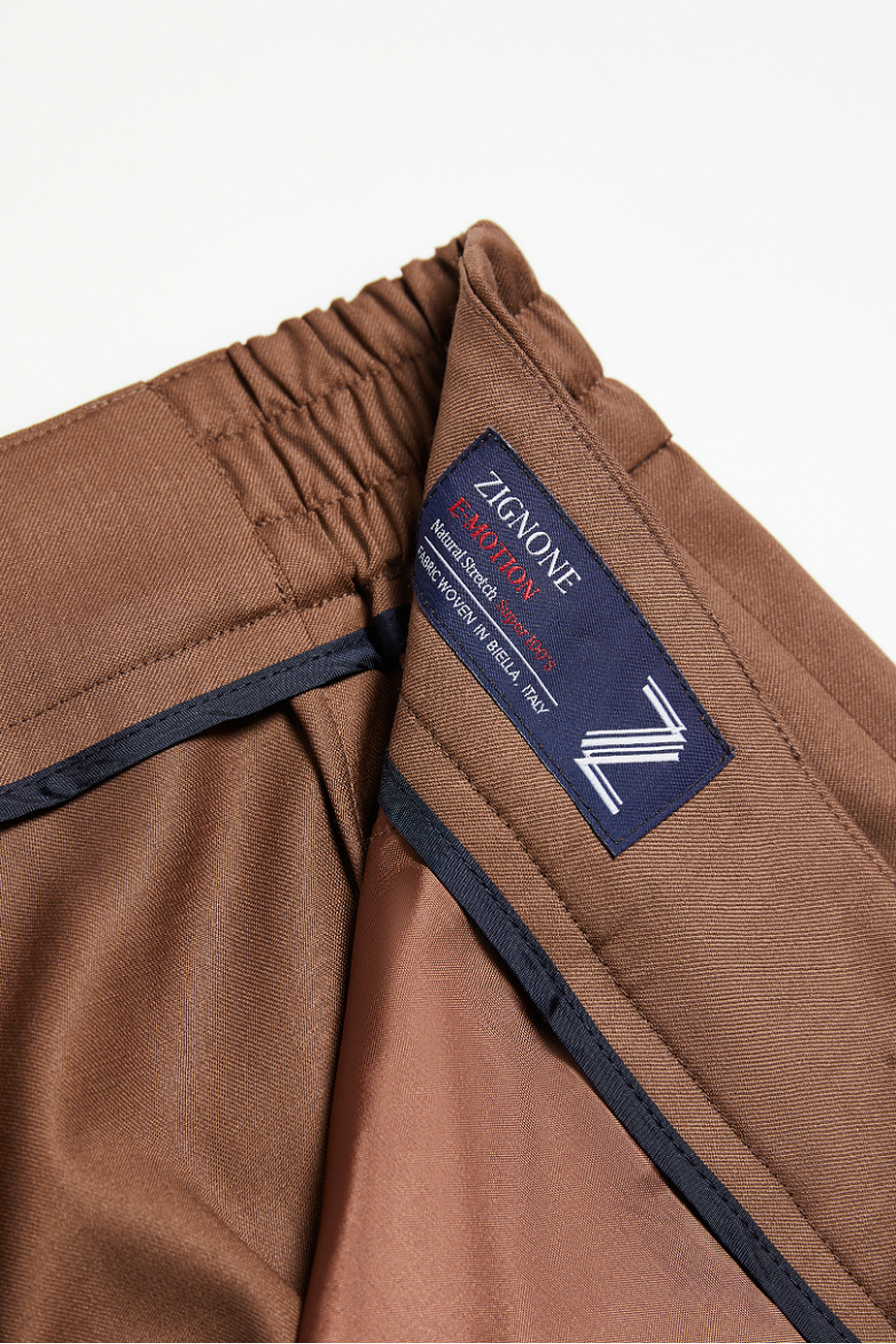 Hnědé culottes kalhoty z panenské vlny Hnědé culottes kalhoty z panenské vlny